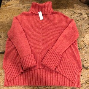 NEW Anthropologie oversized t-neck sweater sz S/M